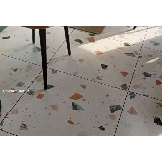 STRACCIATELLA WHITE F P 60X60 R SATIN керамограніт