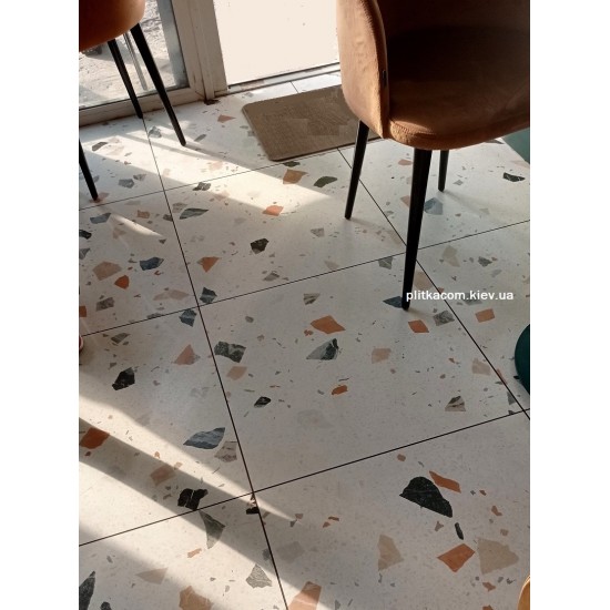 STRACCIATELLA WHITE F P 60X60 R SATIN керамограніт