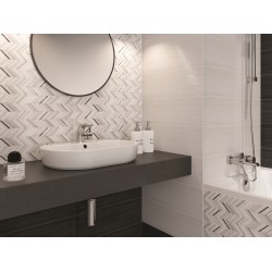 Odri White 20x60 плитка для стін Cersanit