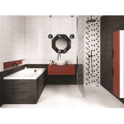 Odri black 20x60 плитка для стін Cersanit