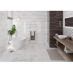 Teri Brown Glossy 25x40 плитка для стен Cersanit