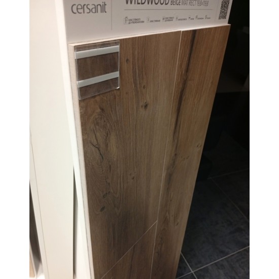 Wildwood Beige Mat 19.8×119.8 плитка для пола Cersanit