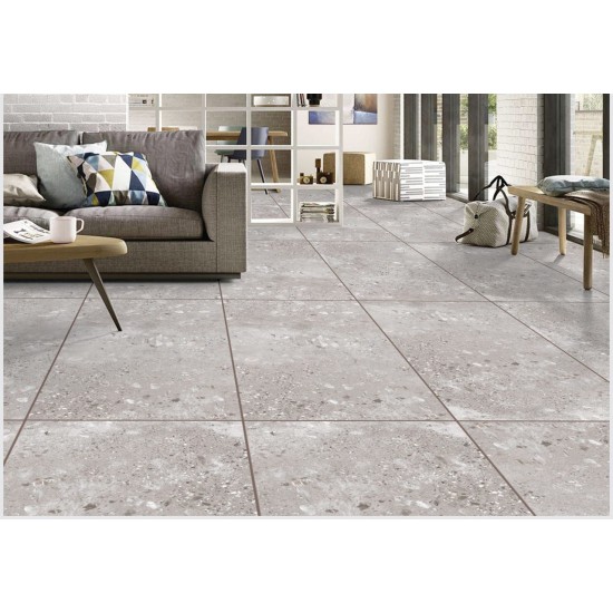 Terazzo Grey Luster 60x120 matt керамогранит Ceramica Santa Claus