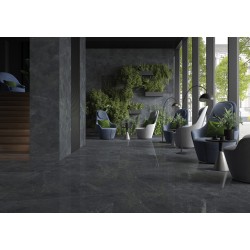 Distinct Graphite SILKY CRISTAL LAP 59.7x119.7 плитка напольная Cerrad