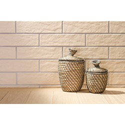 Kremowa Rustiko 6.5x24.5 плитка для стен Cerrad