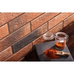 Loft Brick Chili 6.5x24.5 клинкер для стен Cerrad