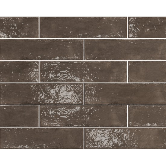 Palette Brown 74x300 плитка для стін Cerrad