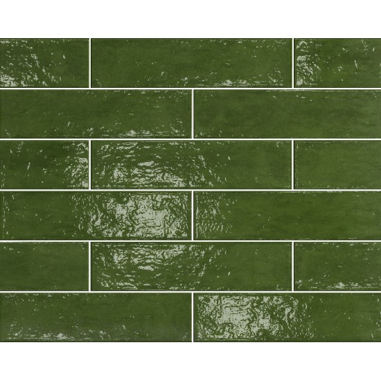 Palette Green 74x300 плитка для стін Cerrad