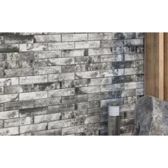 Piatto gris 7.4x30 плитка для стен Cerrad