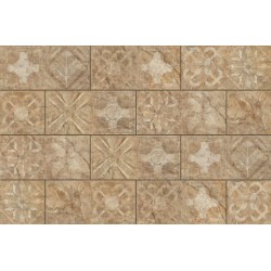 Torstone Brown Decor 14,8x30 плитка для стен Cerrad