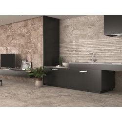Louvre  RLV, marron 25x70 плитка для стен_ Ecoceramica