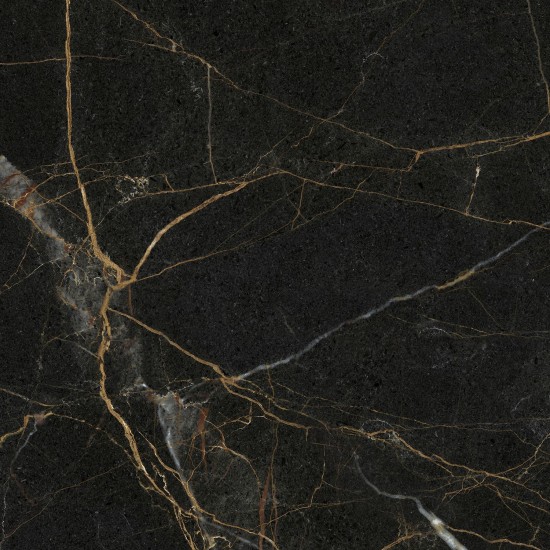 Marmo Perlanera чорний RECT MPС580 600x600x8 плитка для підлоги Golden Tile