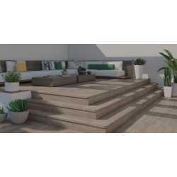 Ordesa Marron Peldaño redondeado Liso 119.7x33 970173 PZ724 ступень Gres Aragon
