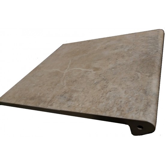 Petra Ocre Peldano Redondo 29.7x33 970442 PZ287 ступінь Gres Aragon