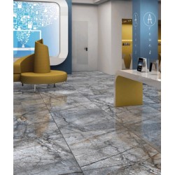 Caronte Negro Polished 60x60 плитка для пола Italica