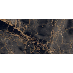Denia gold black high glossy 60x120 плитка Italica