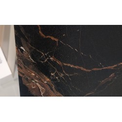 Doris Nero Sugar Carving Dark 60x120 плитка для пола Italica