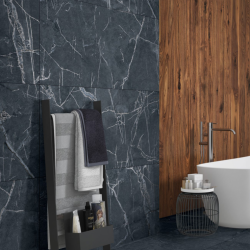 Franca nero matt+carving 60x120 плитка для пола Italica