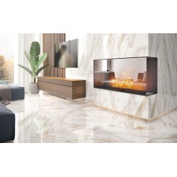 Calacatta Gold Серый 12060 35 071 60x120x8 плитка для пола Intercerama