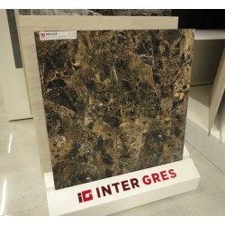 Deluxe коричневый полированный 6060 98 032/L  60x60 плитка для пола InterGres