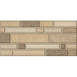 Textiles коричневая светлая  2350 182 031 23x50 плитка для стен Intercerama