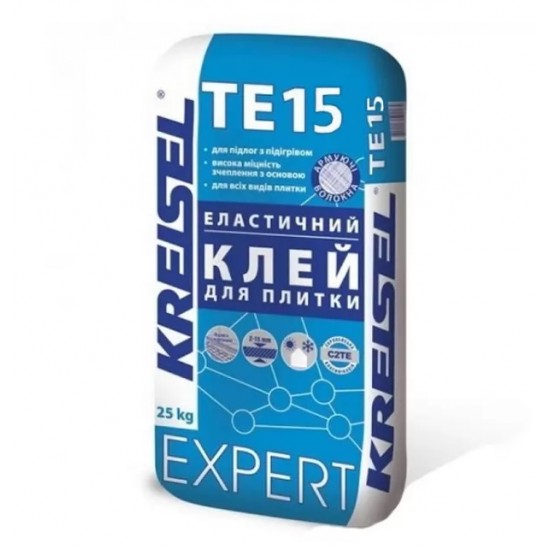 Клей для плитки EXPERT TЕ15 еластичний