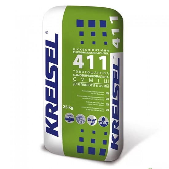 Самовирівнювальна суміш для підлоги Kreisel 411 Fliess-Bodenspachtel 25 кг