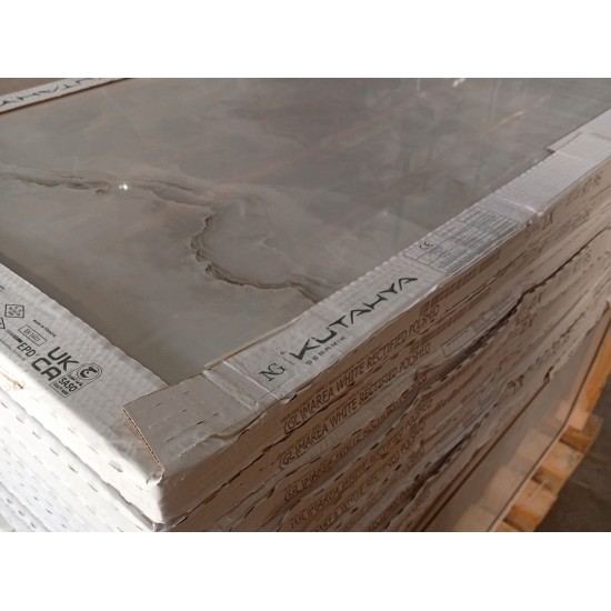Marea White Grey RT Polish N 60x120 керамогранит Kutahya
