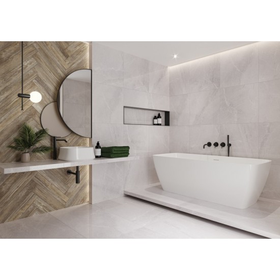 Tioga Білий LAP  59.7x119.7 керамограніт Nowa Gala