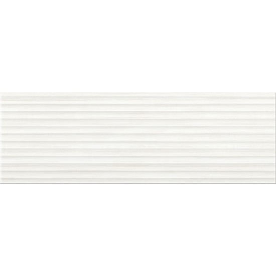 Stripes White Structure 25x75 плитка для стін Opoczno