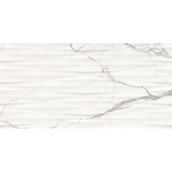 Ginevra White Structure Glossy Rect 29.8x59.8  Opoczno
