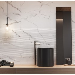 Ginevra White Glossy Rect 29.8x59.8  Opoczno