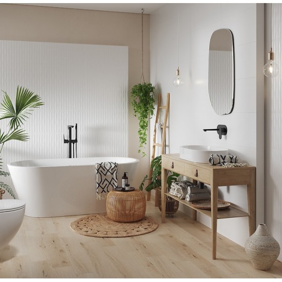 Parmina White Micro PS800 RECT 29.8x59.8 плитка для стен Opoczno
