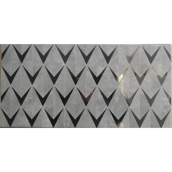 Teneza Light Grey Inserto 29.7x60 плитка декор  для стен Opoczno