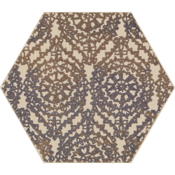 Glitter Mood Blue Heksagon Inserto A Rekt. 19.8x17.1 плитка для стен Paradyz