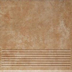 Ilario Ochra Stopnica Prosta 30х30 клинкерная плитка Paradyz