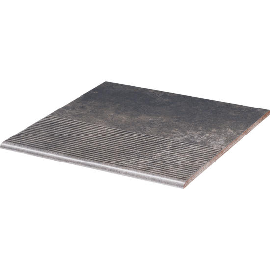 Viano Antracite Stopnica Prosta 30x30 плитка - ступень клинкер Paradyz