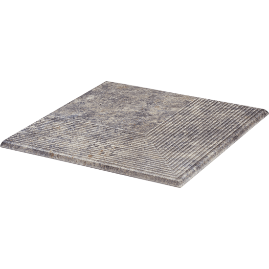 Viano Grys Stopnica Narożna 30х30 плитка - ступень клинкер Paradyz