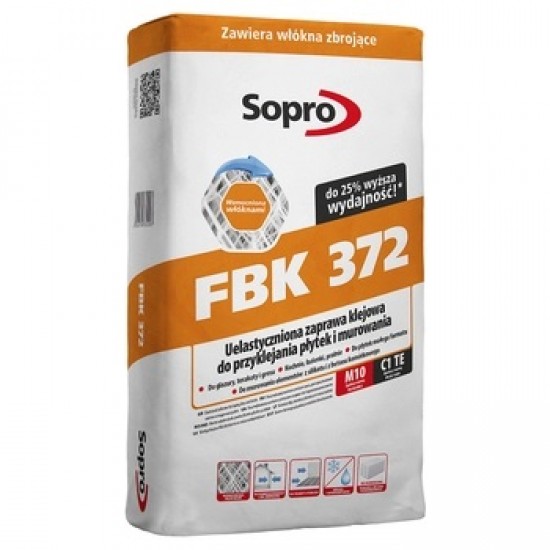 Клей для плитки Sopro FBK 372 extra (22,5 кг)