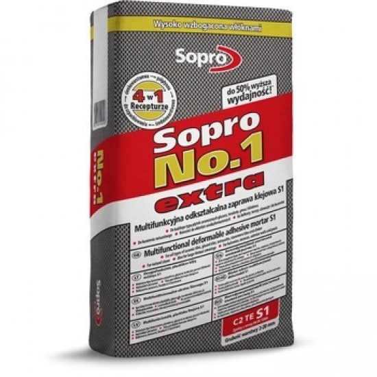 Клей для плитки Sopro №1 400 extra