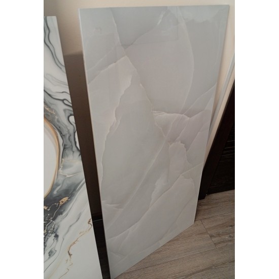 Edge Line Grey Glossy 60x120 плитка для підлоги Velloza Granito